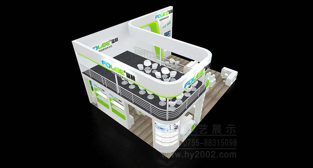 富林醫(yī)療展臺設計效果圖 展臺設計效果圖,展臺設計,會展設計,展覽設計